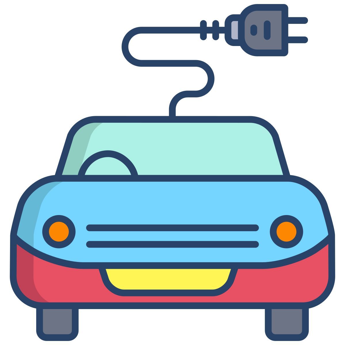 ev car plug icon