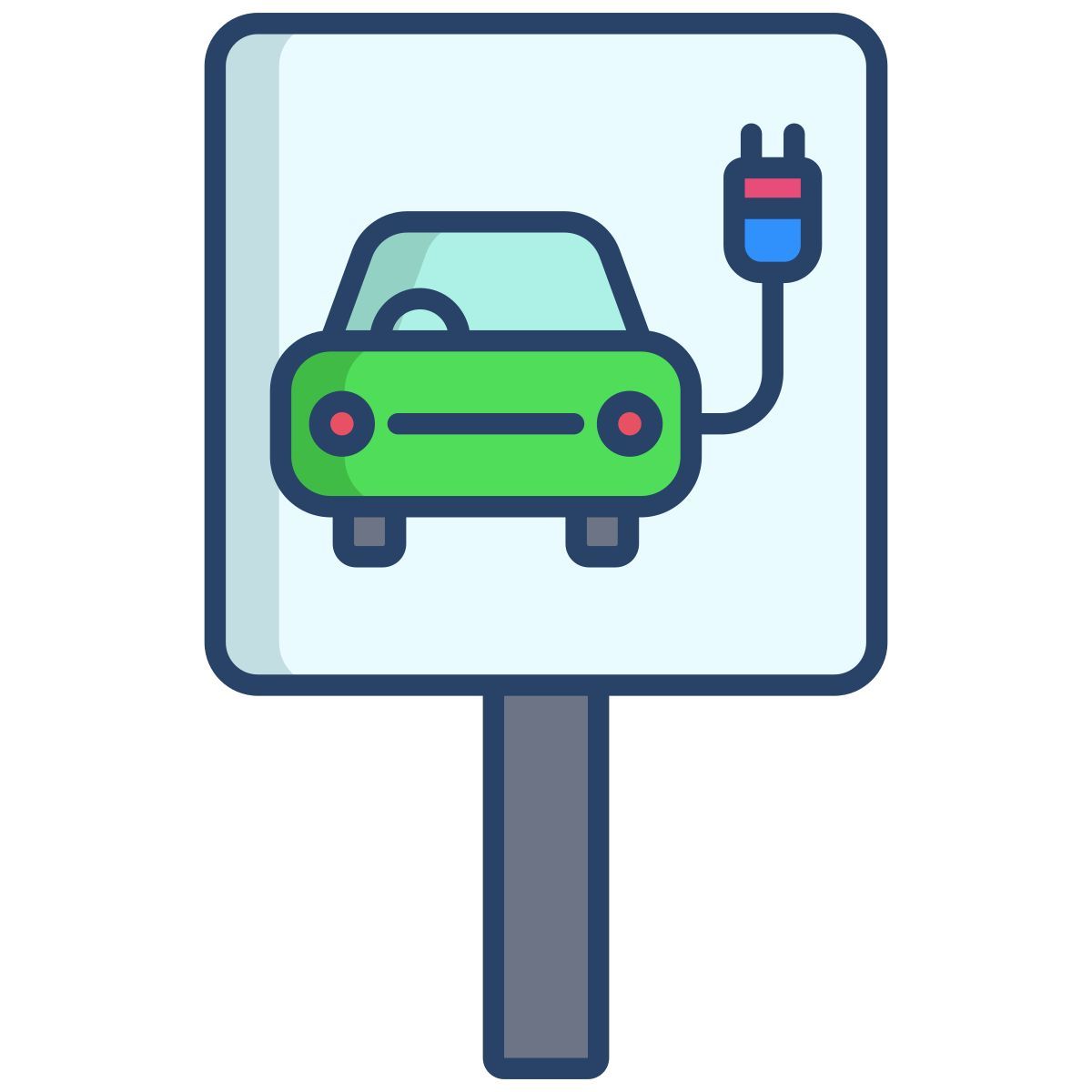 ev station board icon