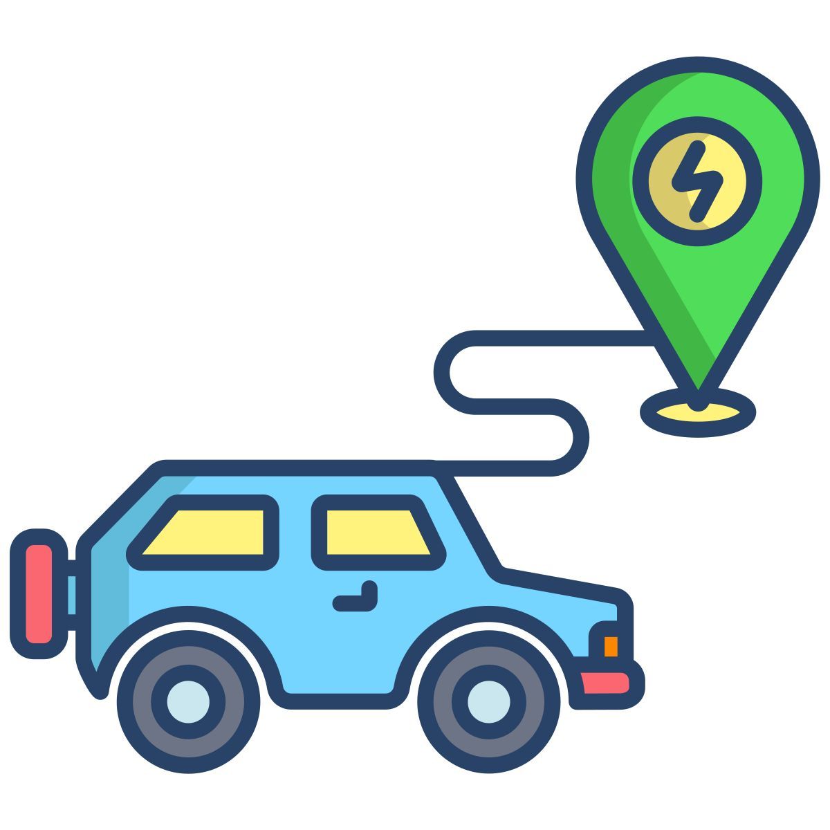 ev station location icon