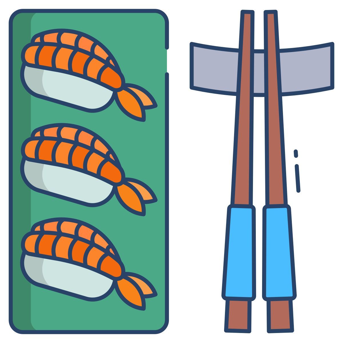 ebi sushi icon