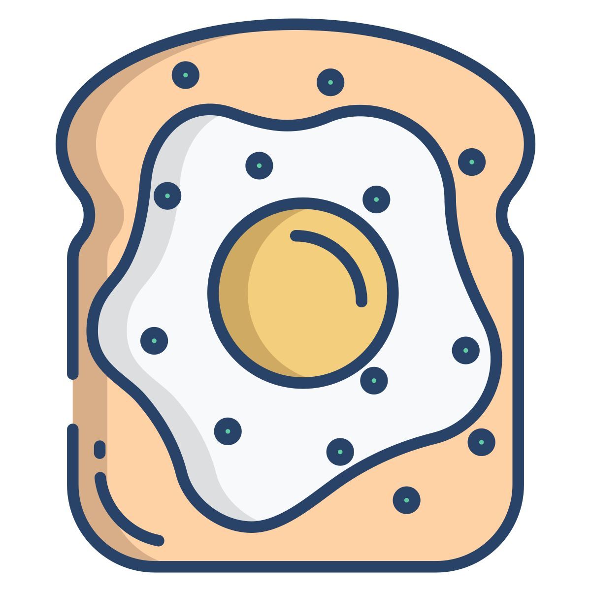 egg toast icon