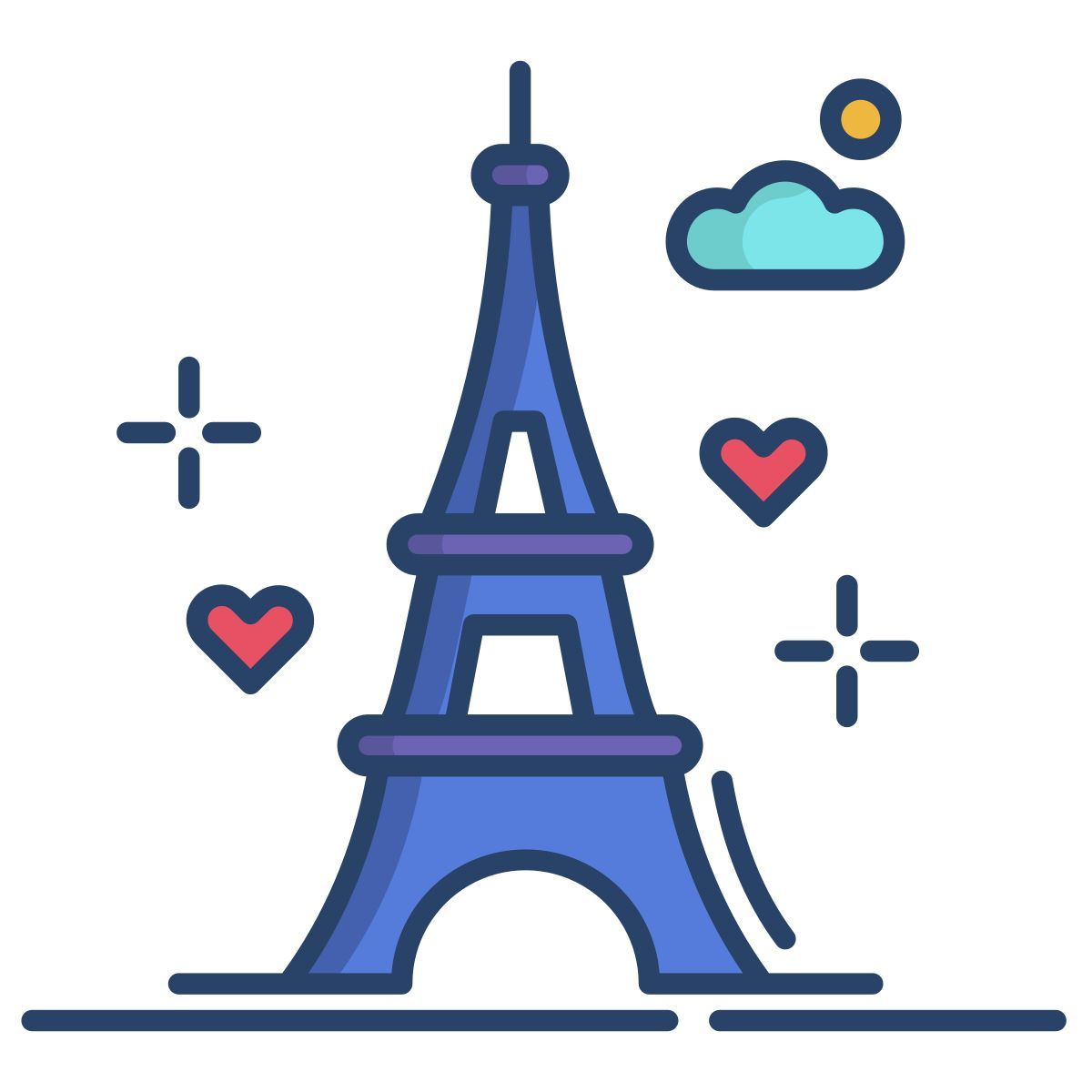 eiffel tower icon