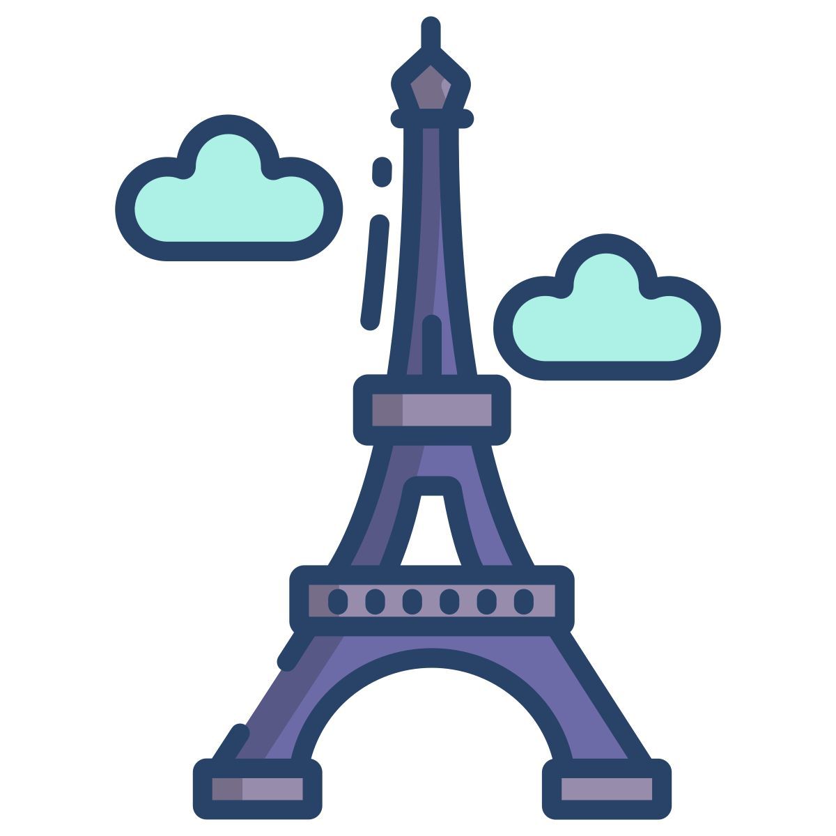 eiffle tower icon
