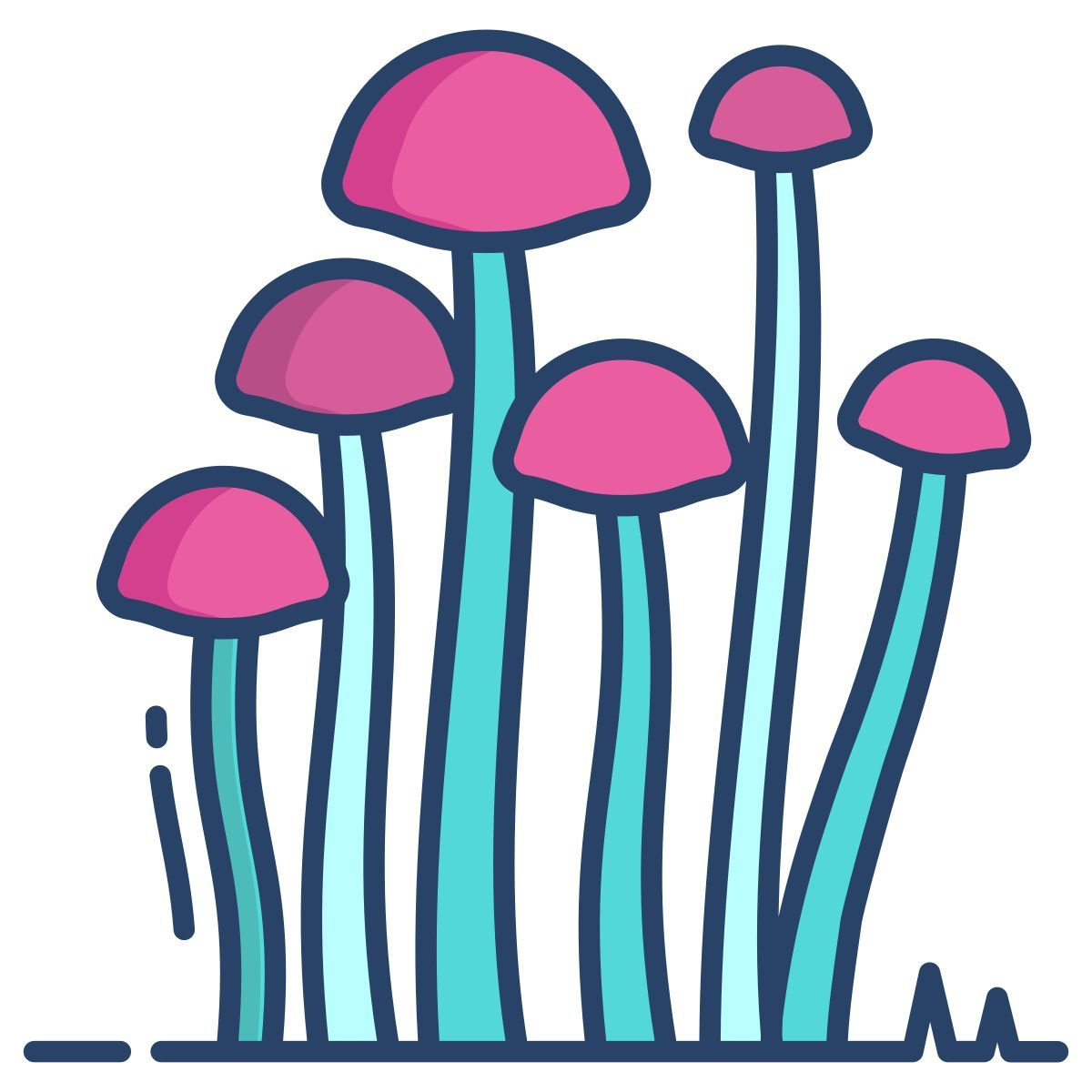 enokitake mushrooms icon