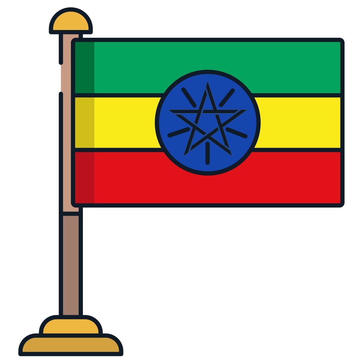 ethiopia flag icon