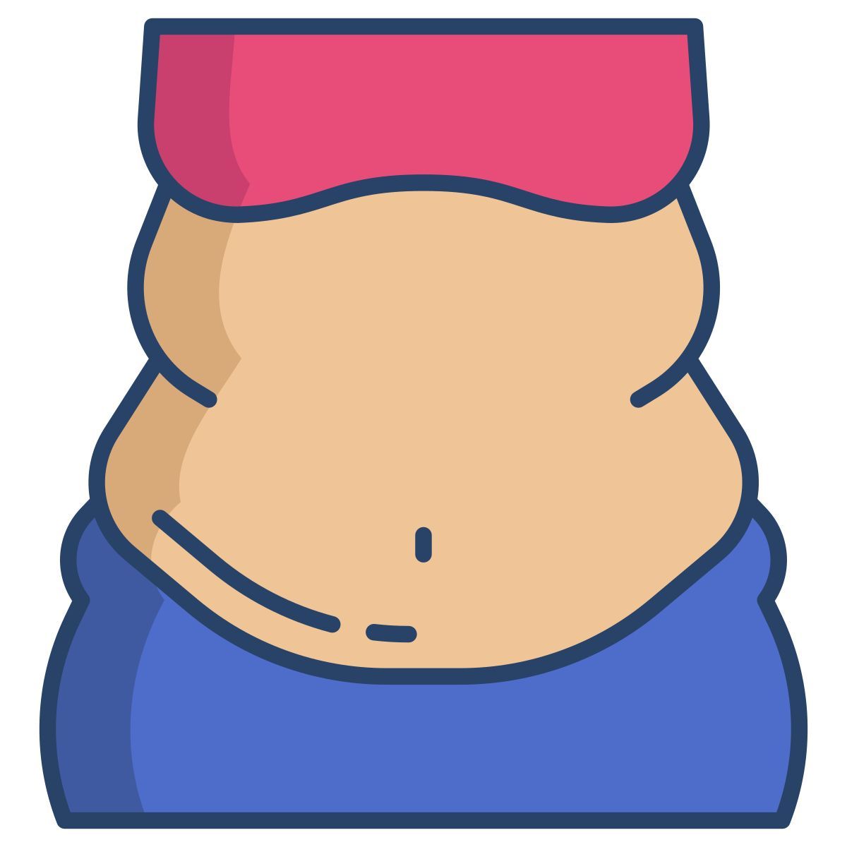 fat belly icon