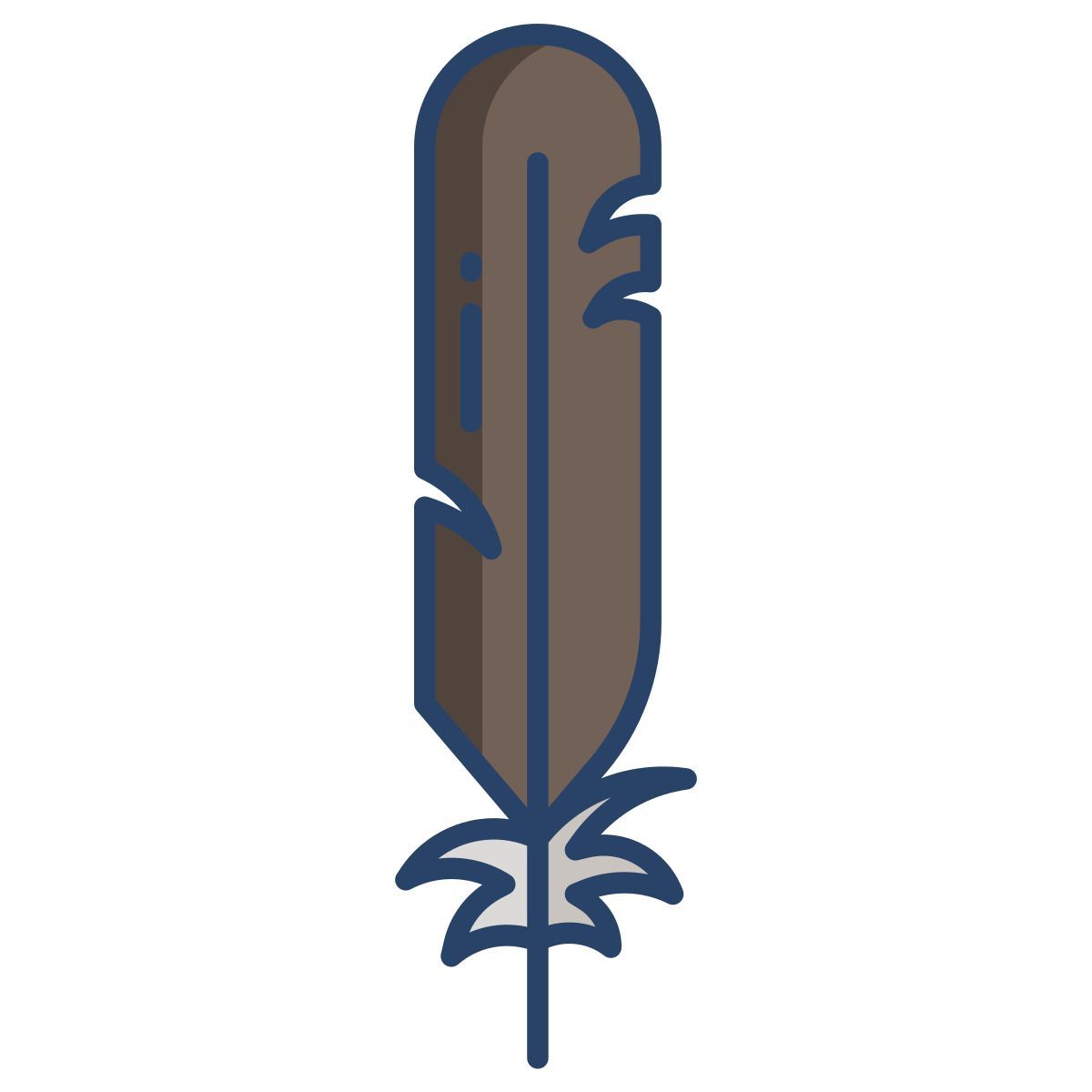 ferruginous hawk feather icon
