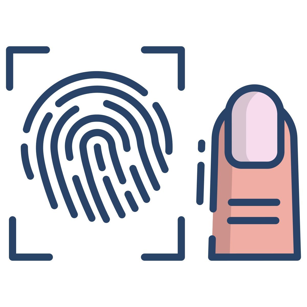 finger print scanner icon