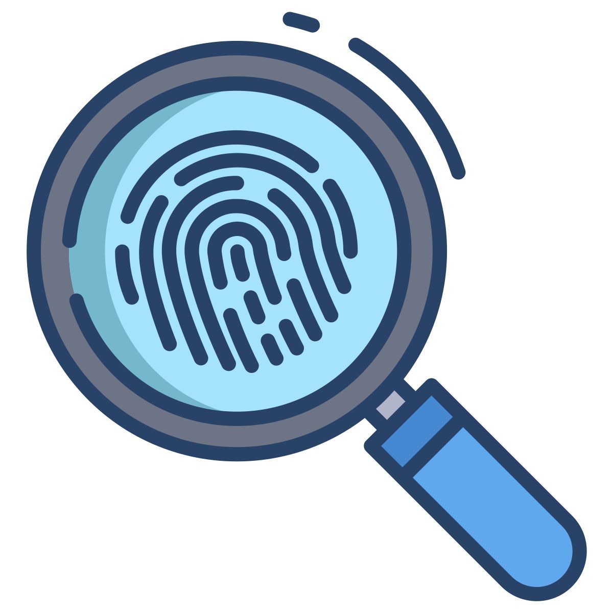 fingerprint search icon