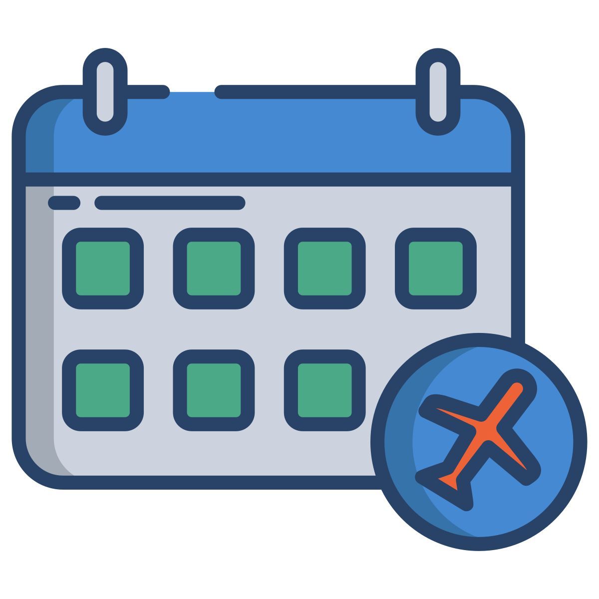 horaire de vol externe aviation icongeek26 couleur linéaire icongeek26 icon