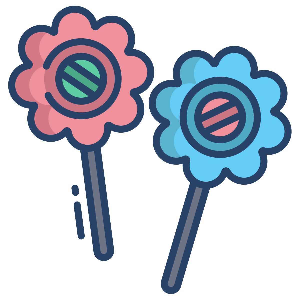 flower candy icon