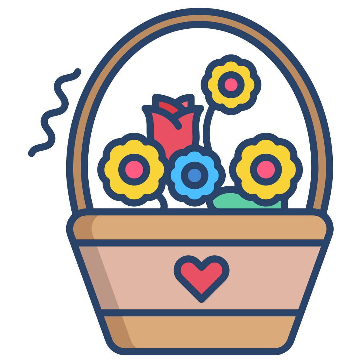 flower dasket icon
