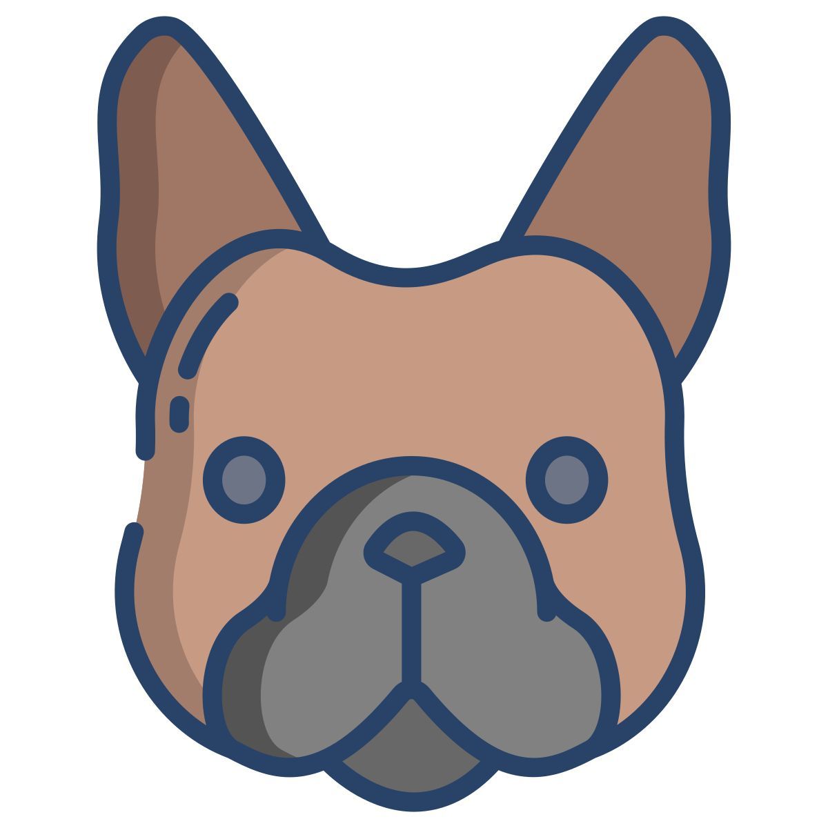 french bulldog icon