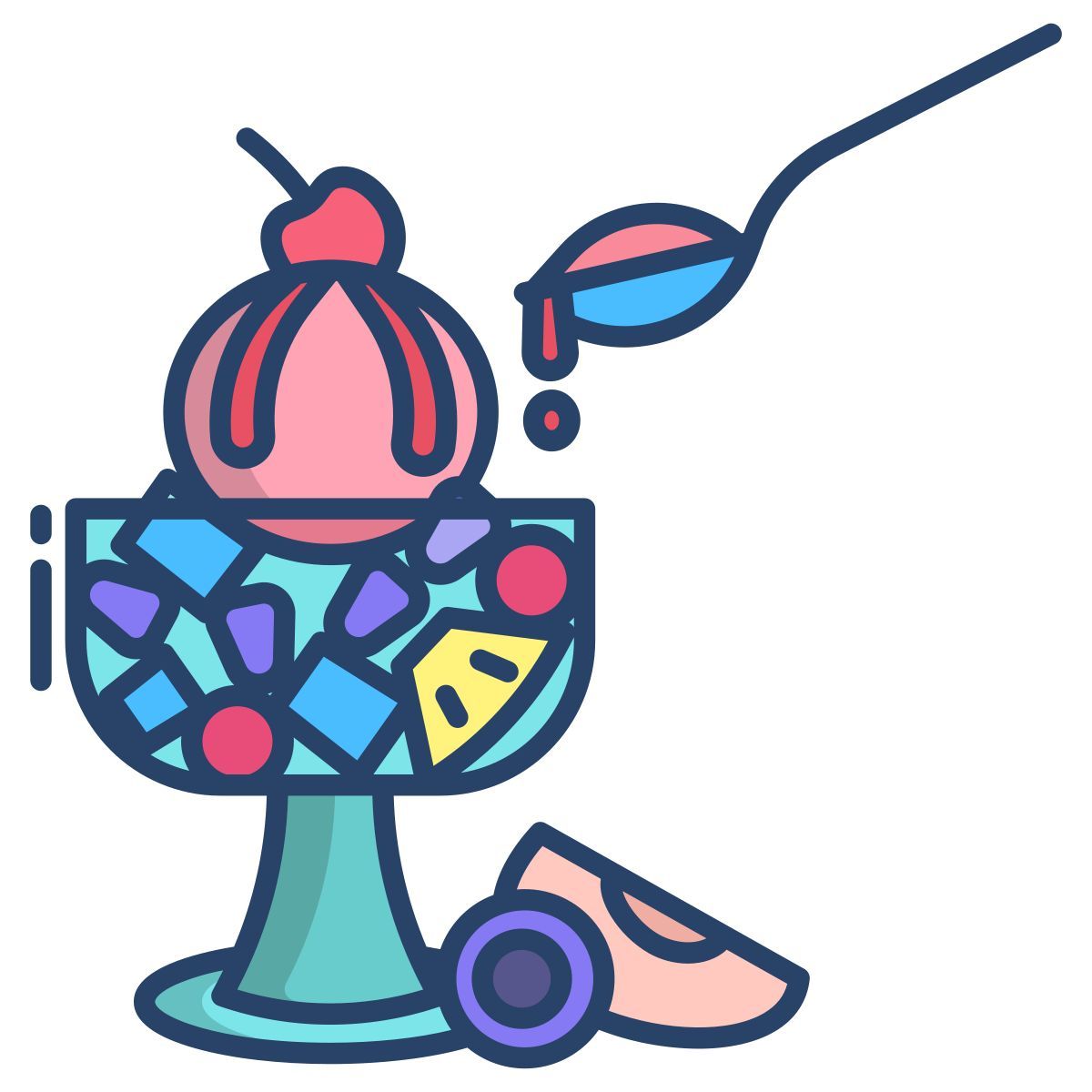 fruit salad icon