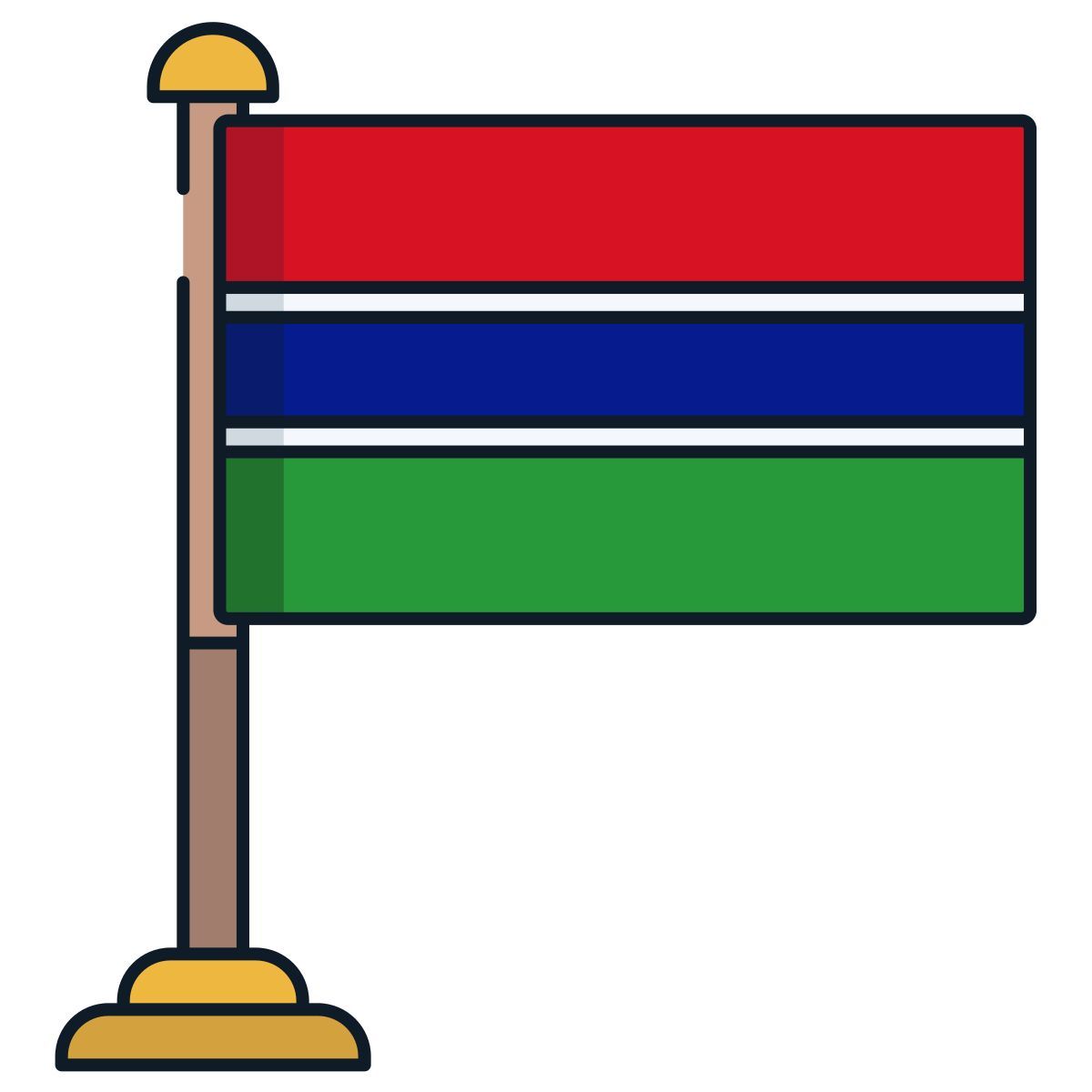 Bandeira da Gâmbia icon