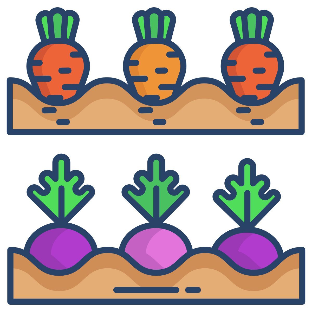 garden bed icon