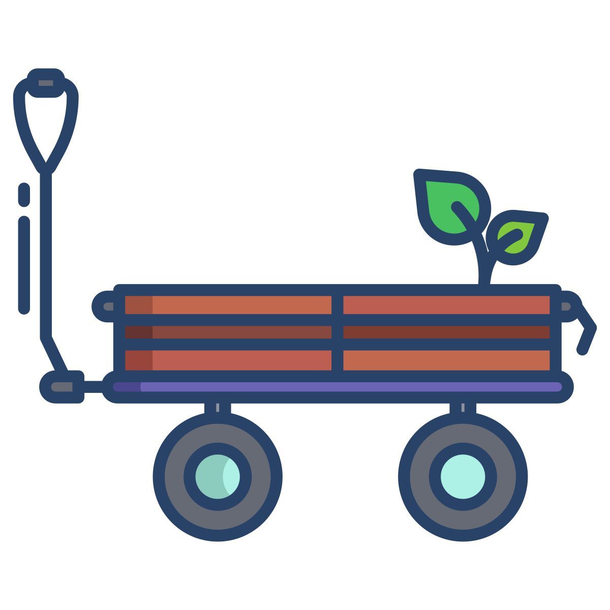 gardeners supply cart icon