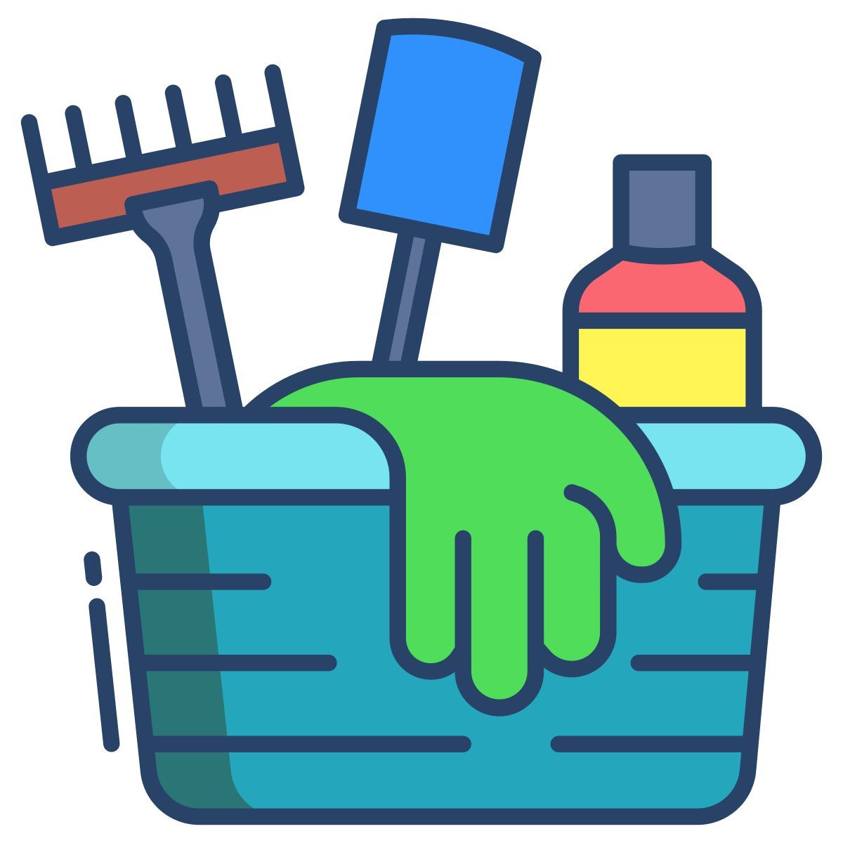 gardening accessories icon