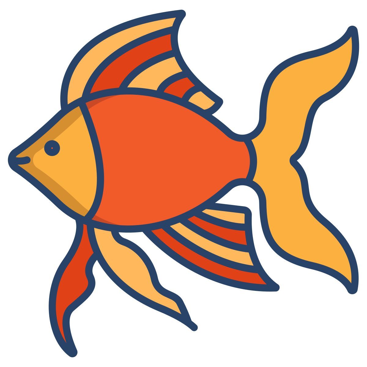 poisson rouge icon