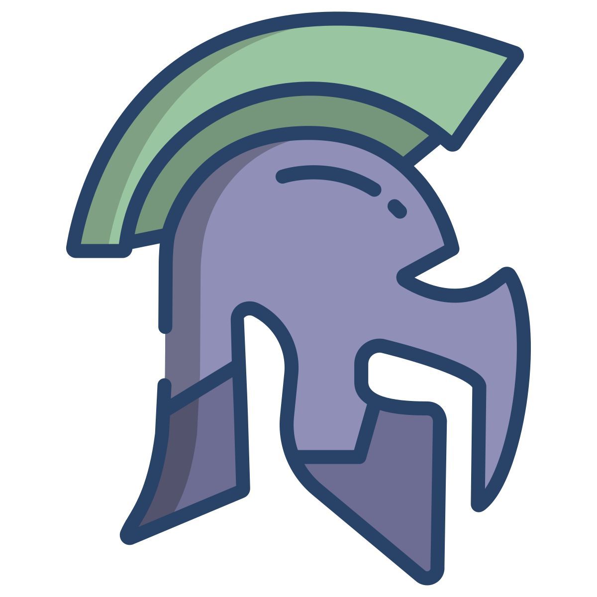 greek helm icon