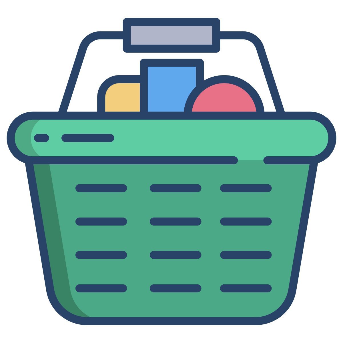 grocery basket icon