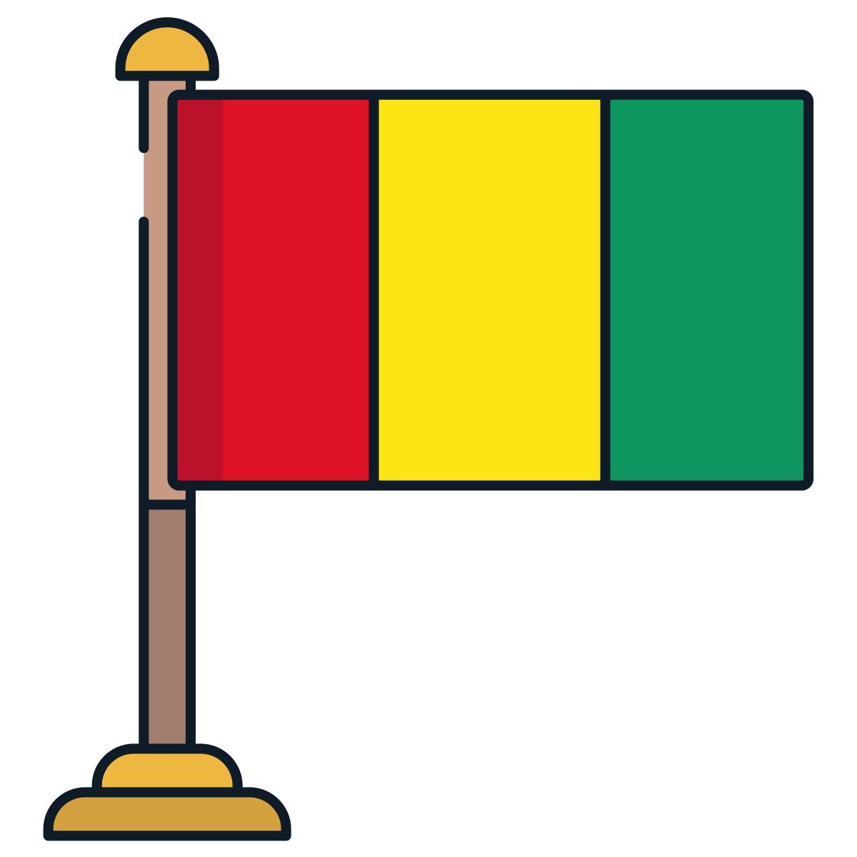 Bandera de Guinea icon