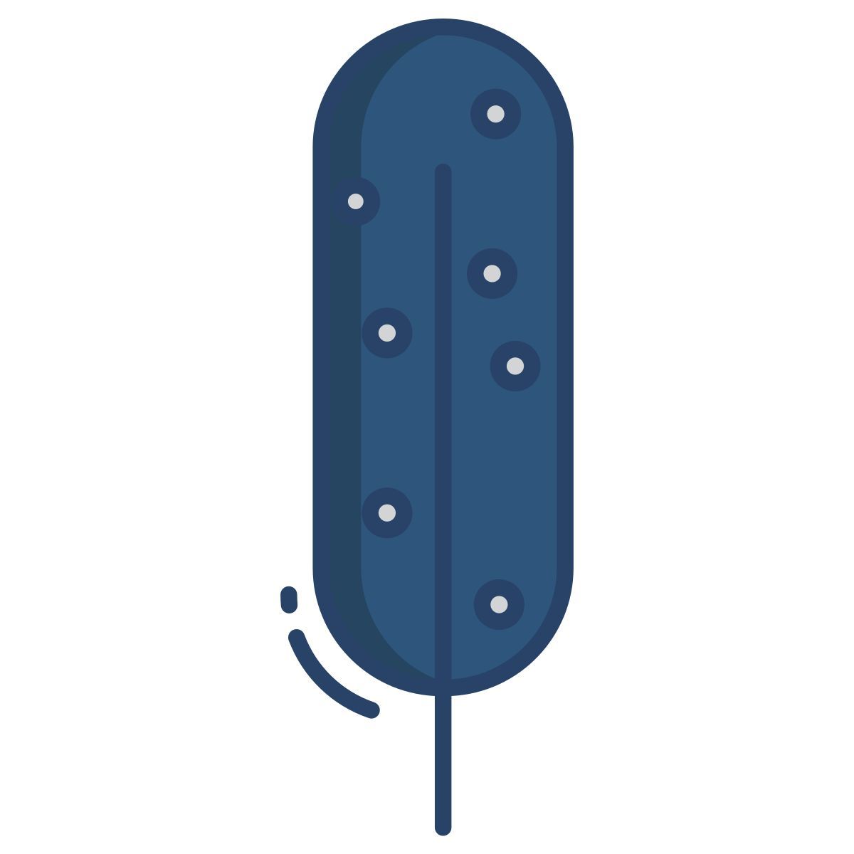 guinea fowl feather icon