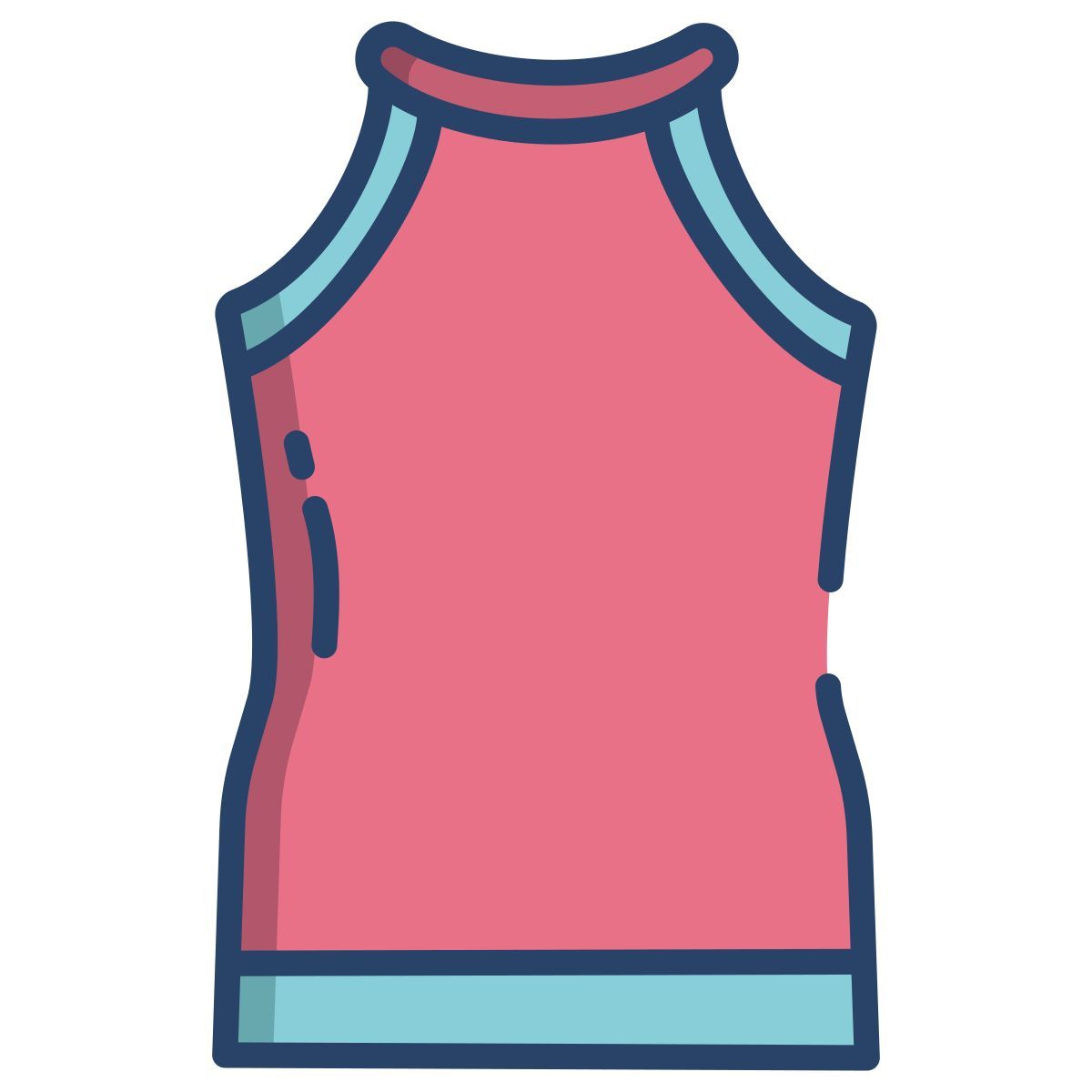 halter neck top icon