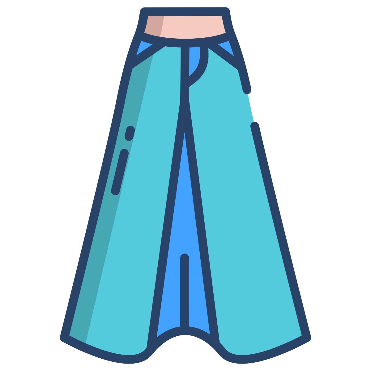 handkerchief skirt icon