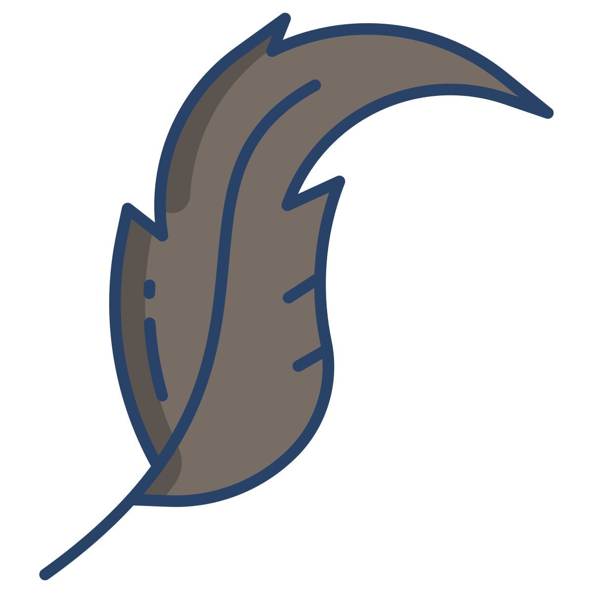 heron feather icon
