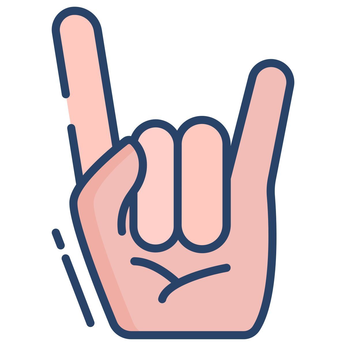 horns up icon