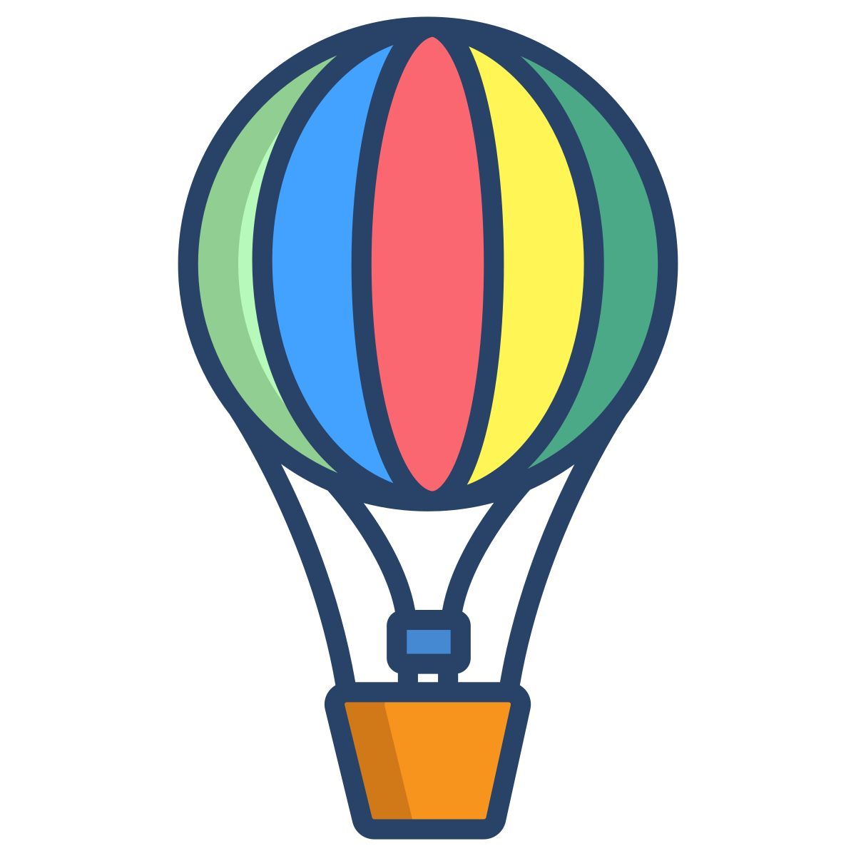 hot air balloon icon