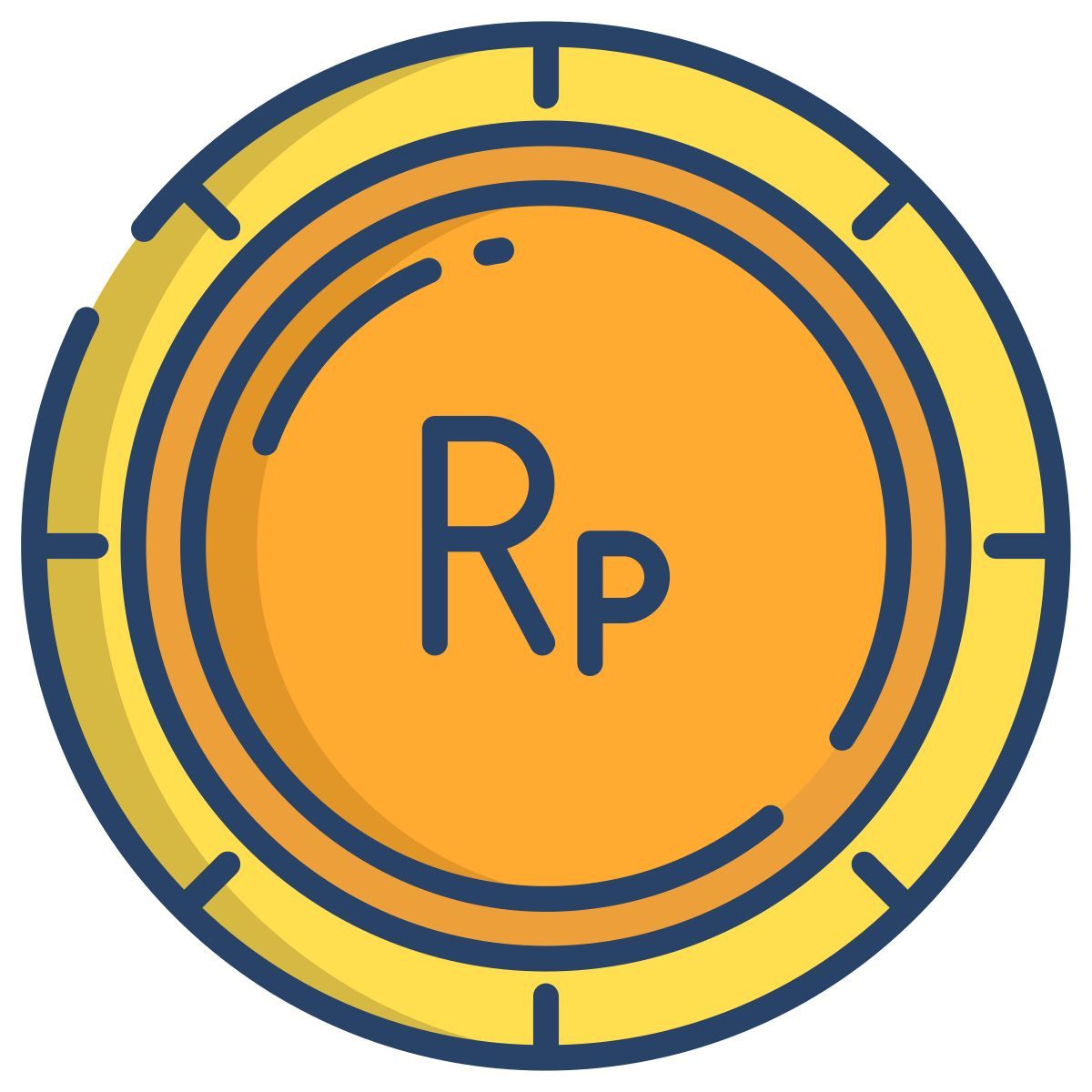 indonesian rupiah icon