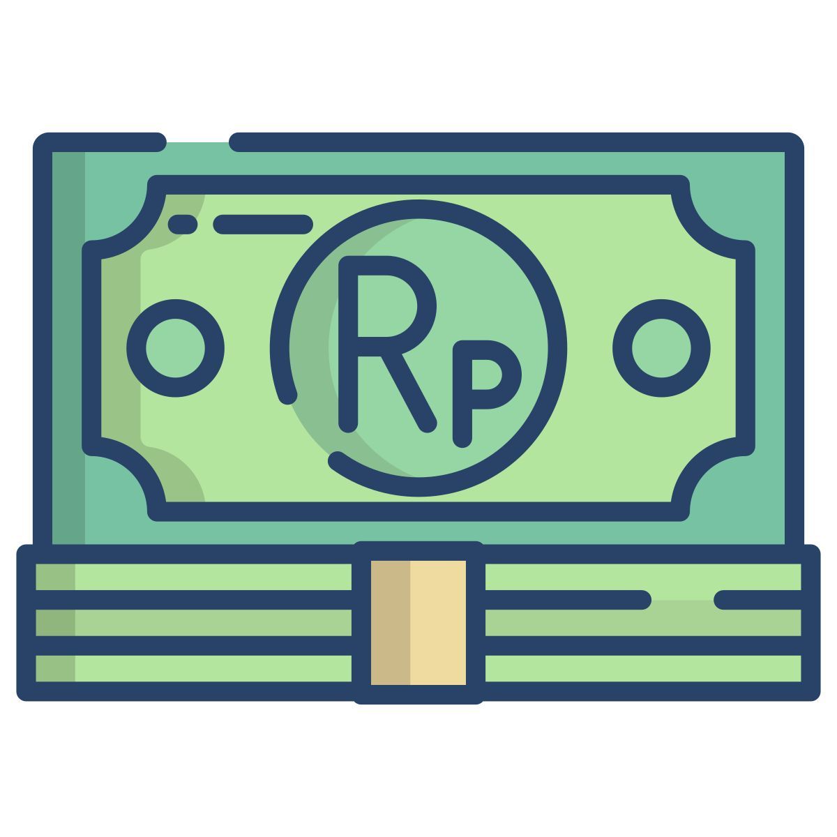 indonesian rupiah icon