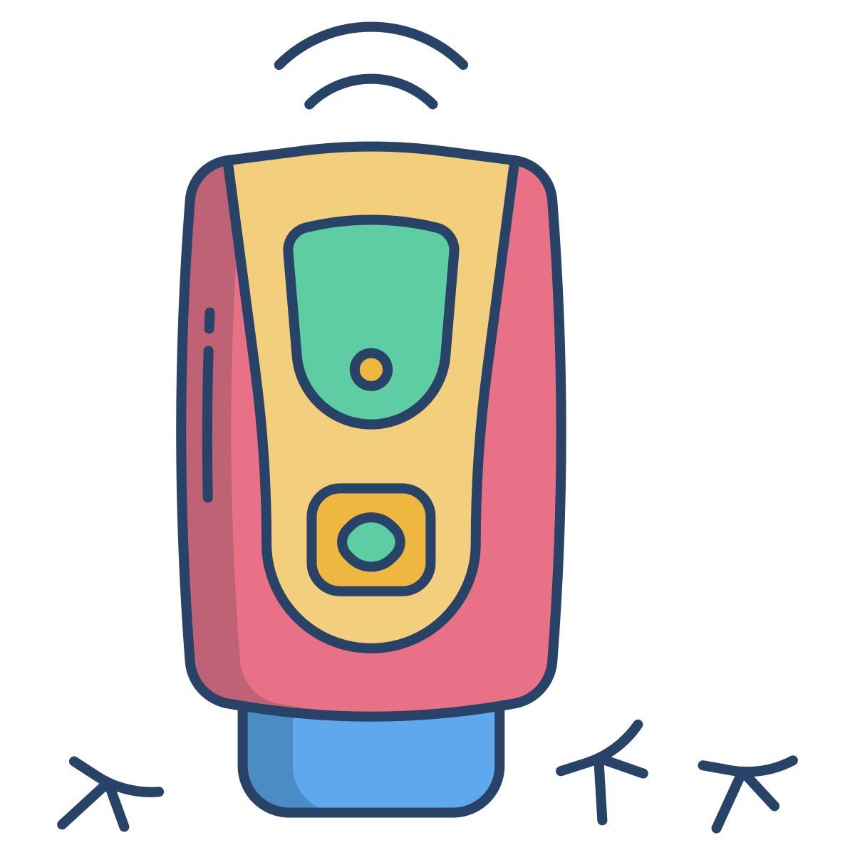 insect repellent electric coil icon