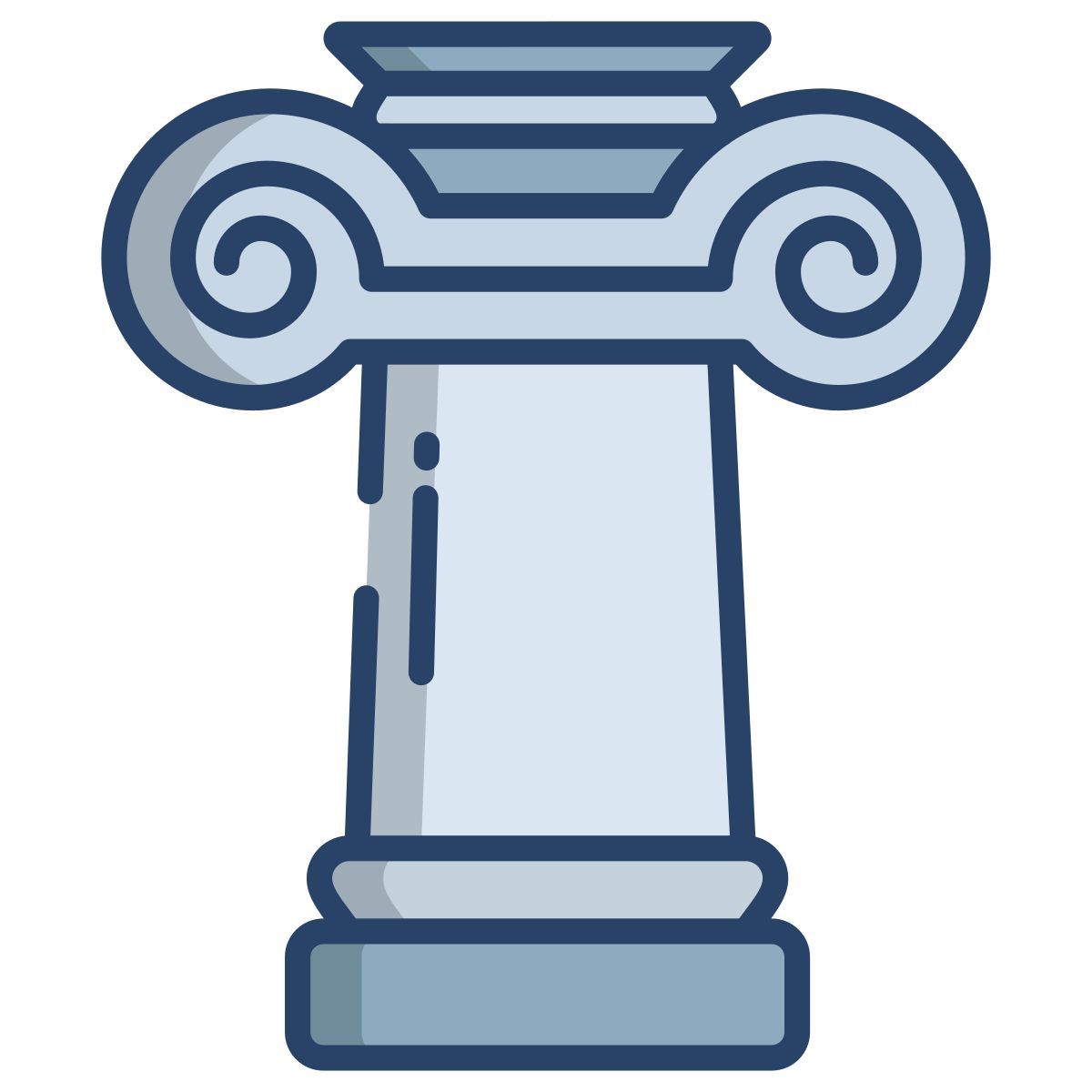 Ionic Greek Pillar icon