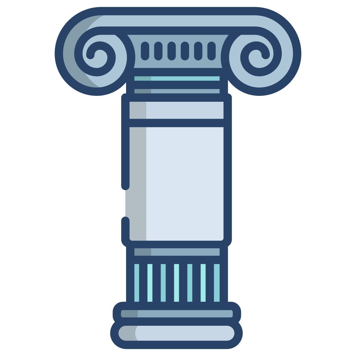 ionische säule icon