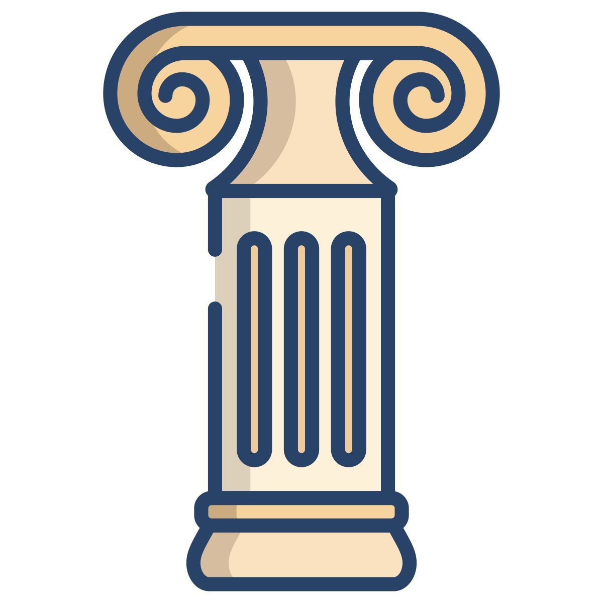 ionische säule icon