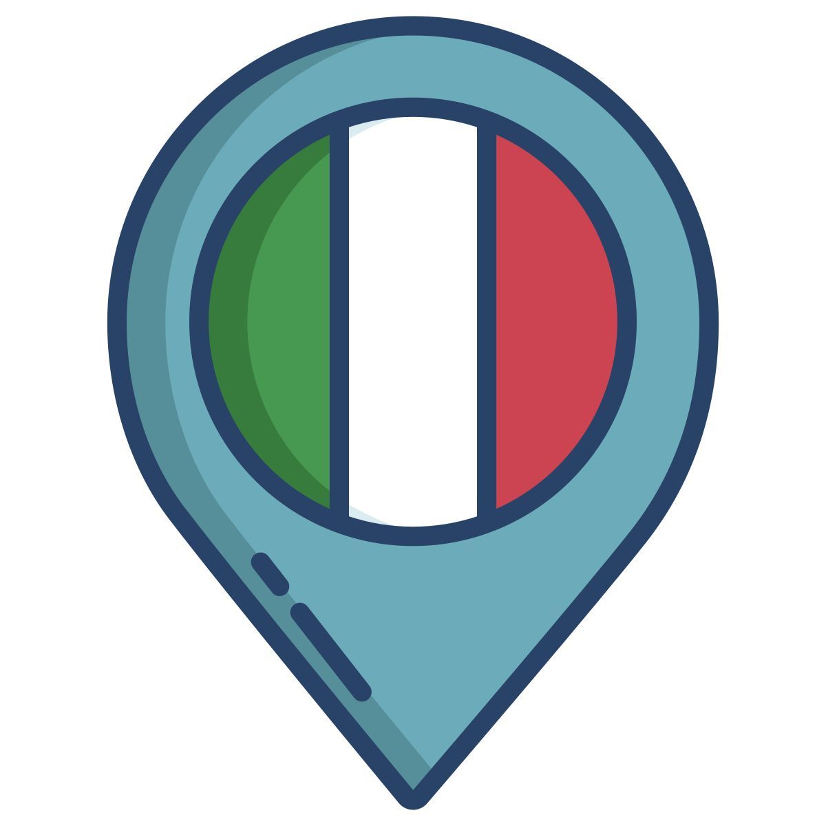 italy location icon