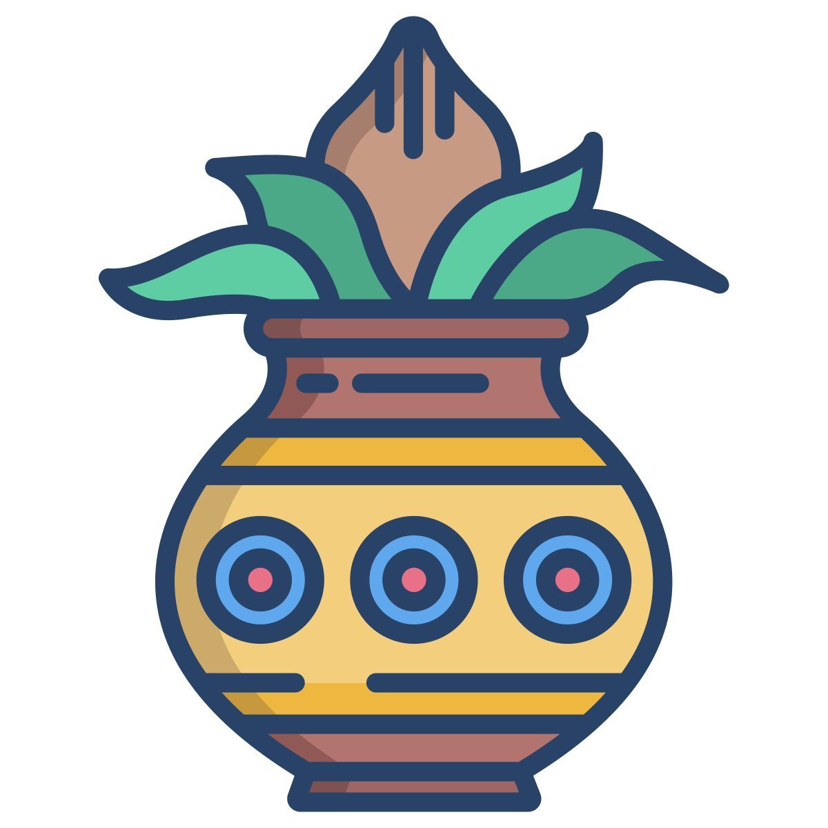 kumbha kalasha icon
