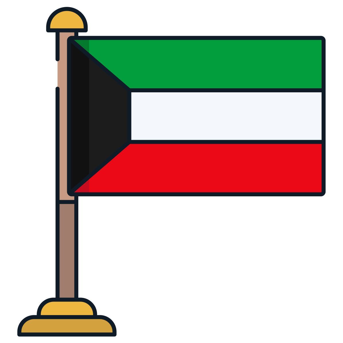 bandiera del kuwait icon