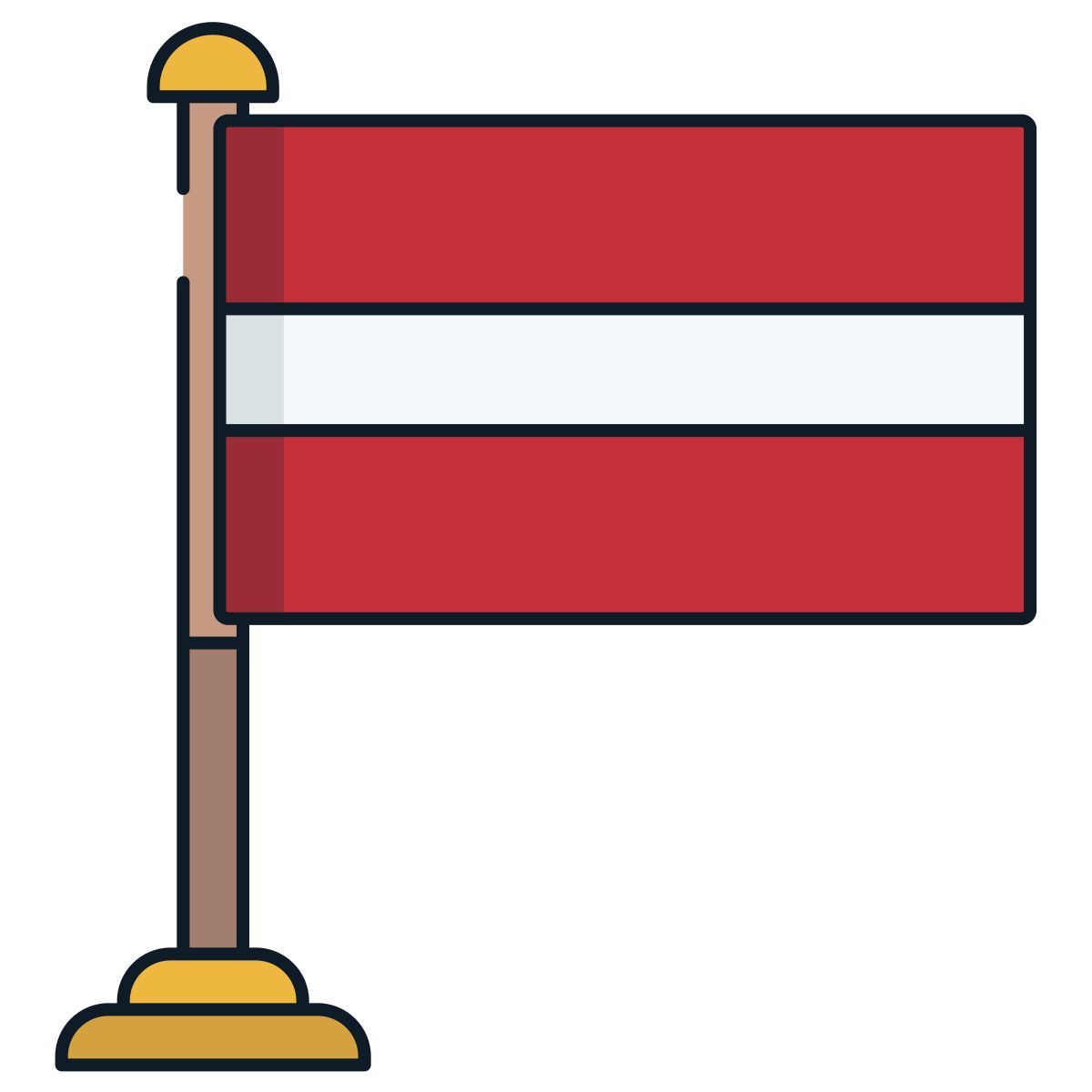 라트비아 국기 icon