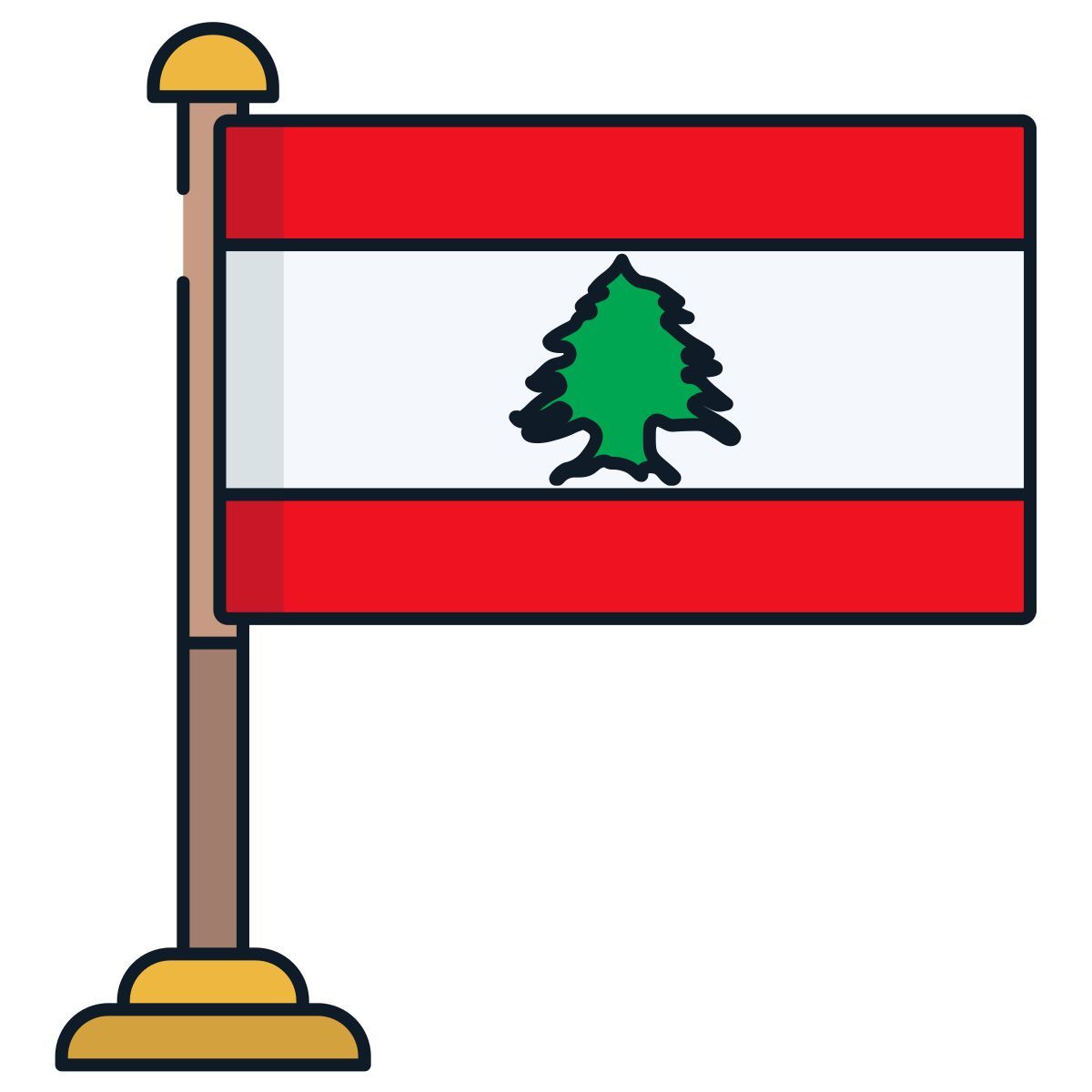 lebanon flag icon