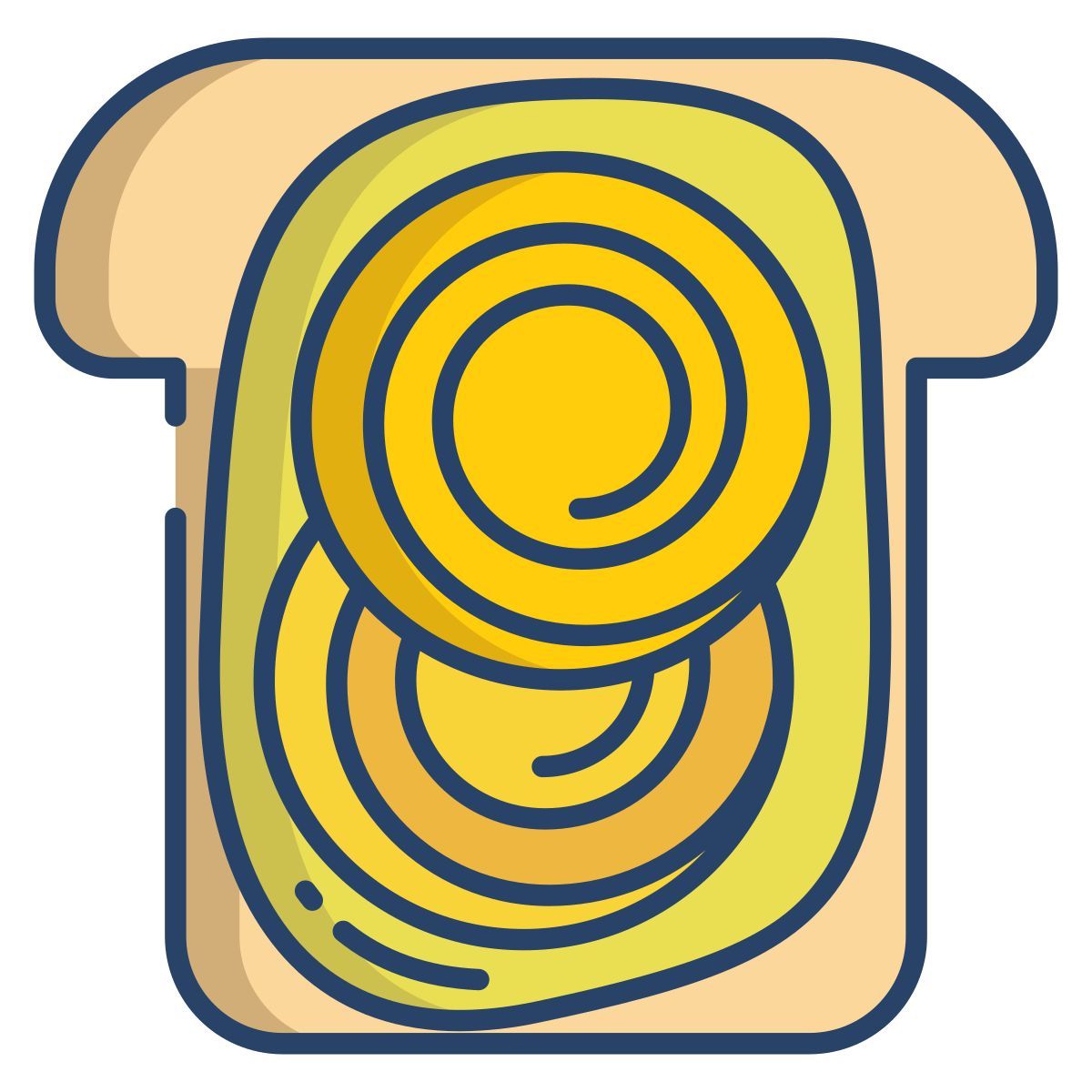lemon cream swirl icon