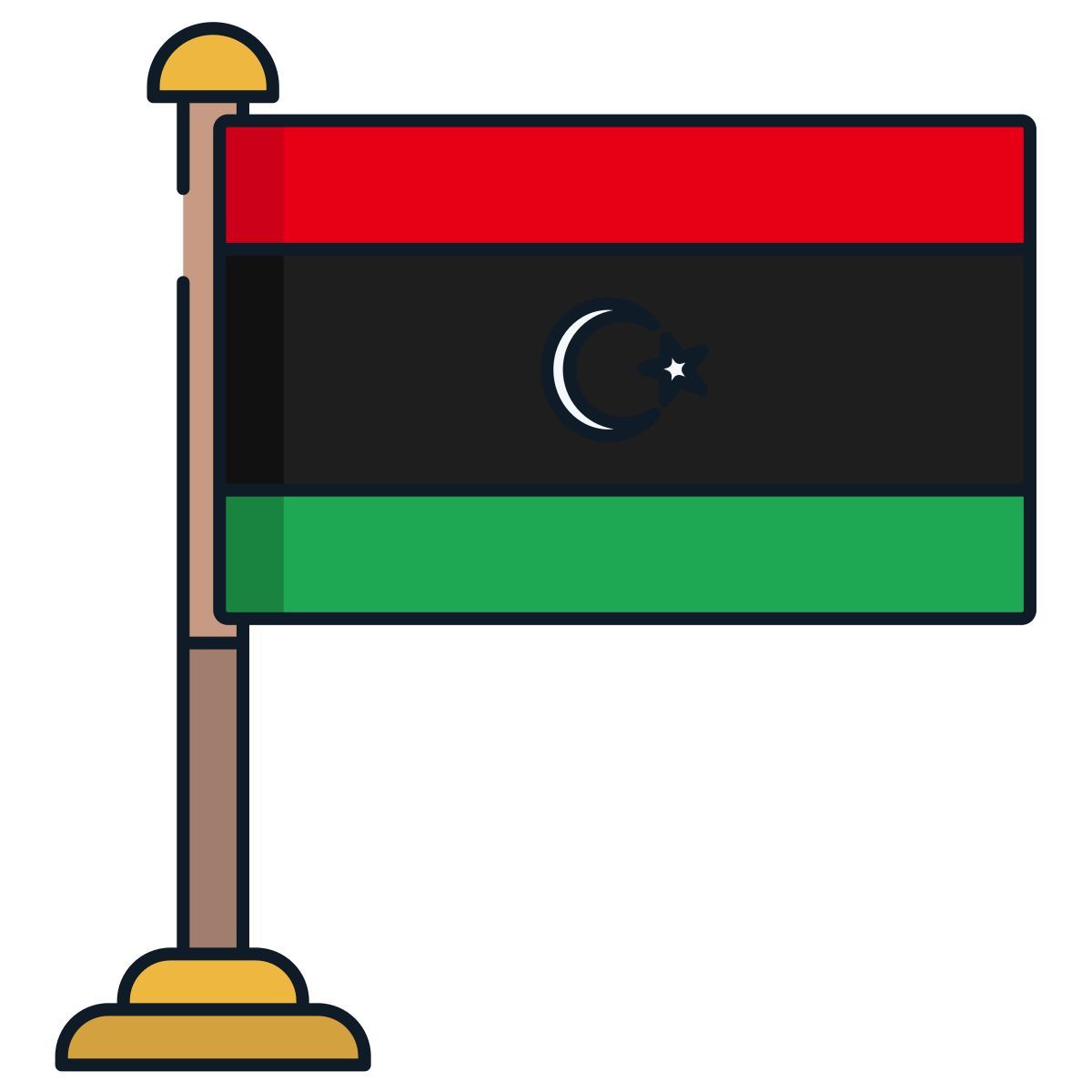 libya flag icon