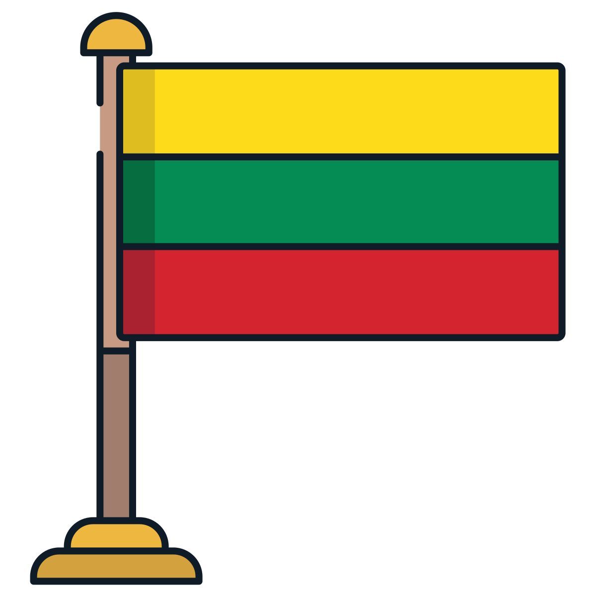 lithuania flag icon