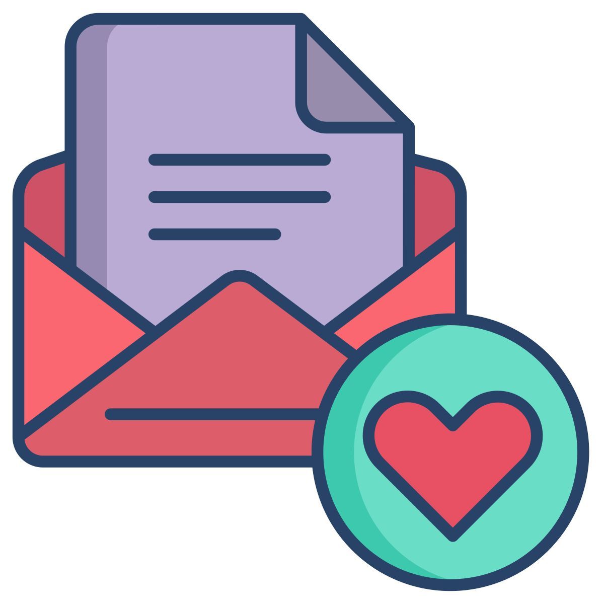 love mail icon