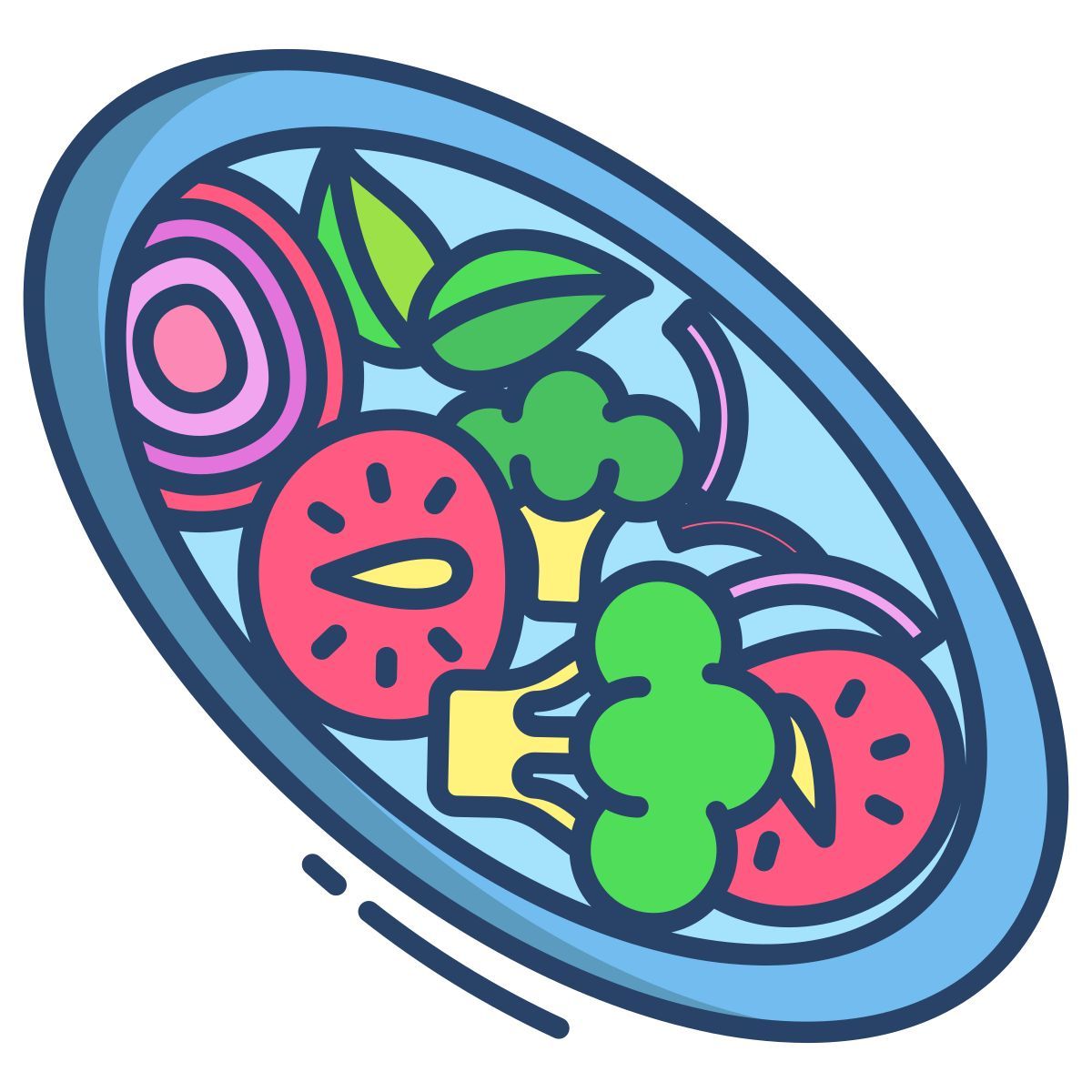 low carb veggies icon