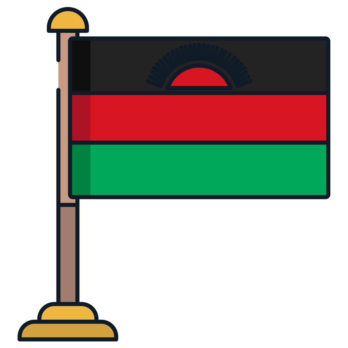 malawi flag icon