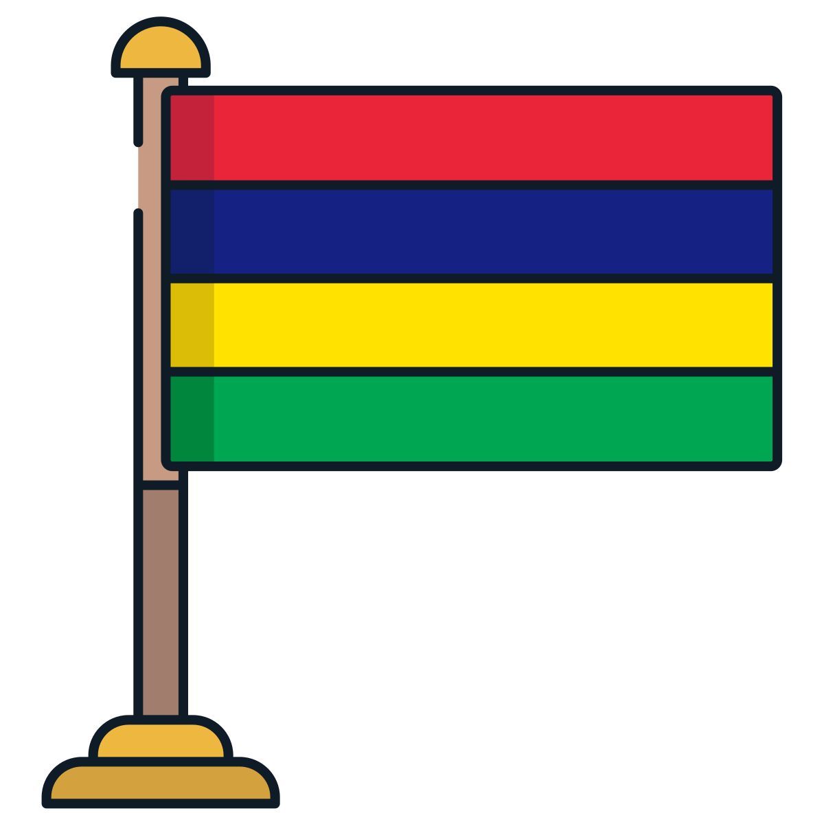 mauritius flag icon